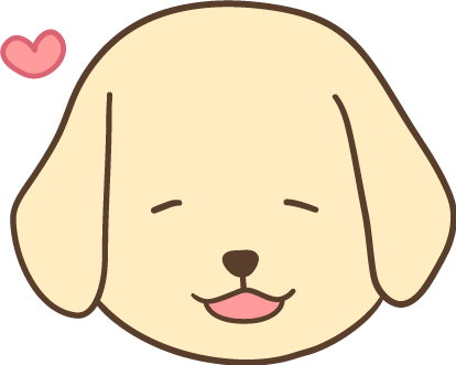 happy puppy illustration