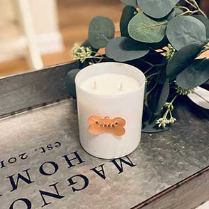Dog Tag Candle